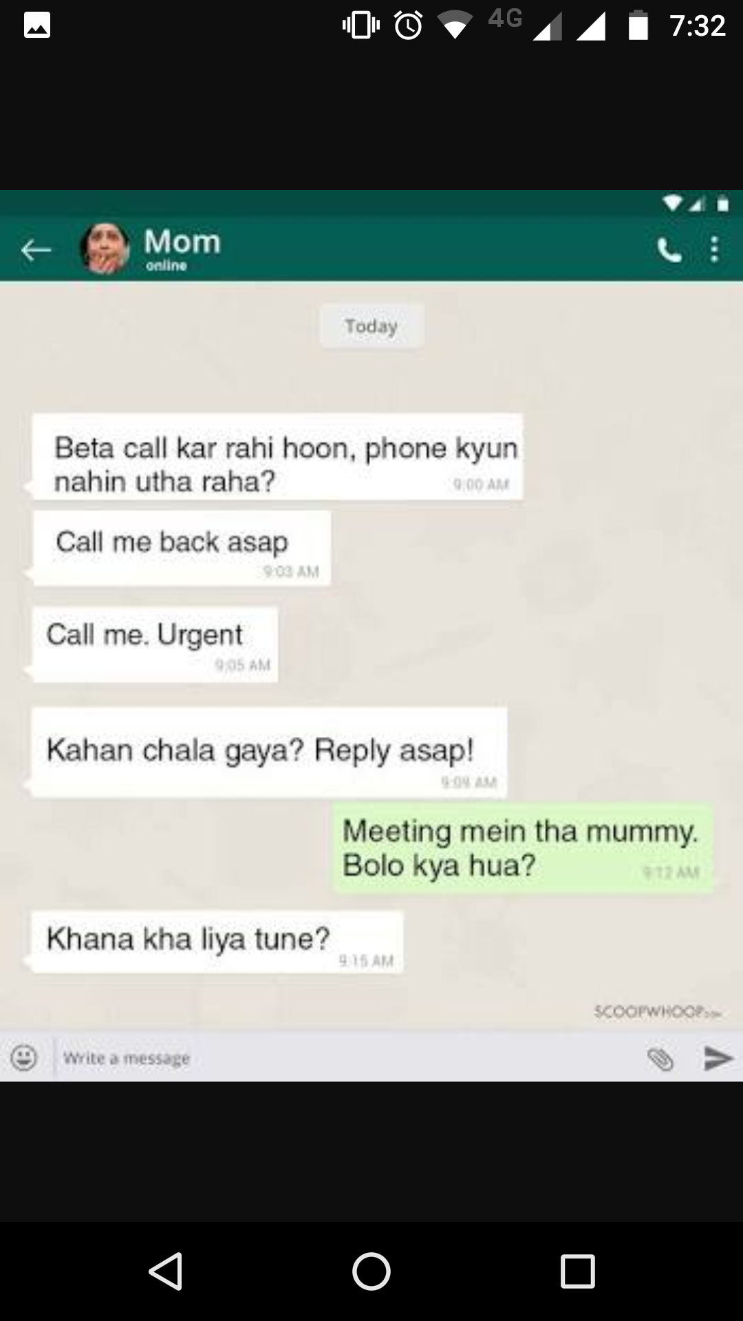 Funny WhatsApp conversation with mom that make you wonder why your mom is on whatsapp. - Page 3 of 9 - ProudlyIMperfect Funny WhatsApp conversation with mom that make you wonder why your mom is on whatsapp. - Page 3 of 9 - ProudlyIMperfect