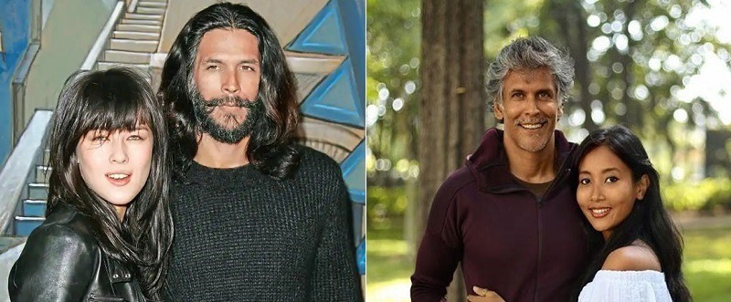 Milind-Soman wives