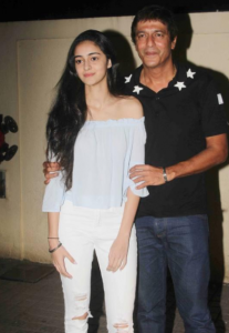 Ananya Pandey with her Dad