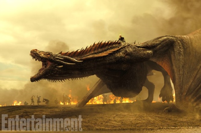 Game of Thrones Season 7 Exclusive Pictures Of  Dragon War.