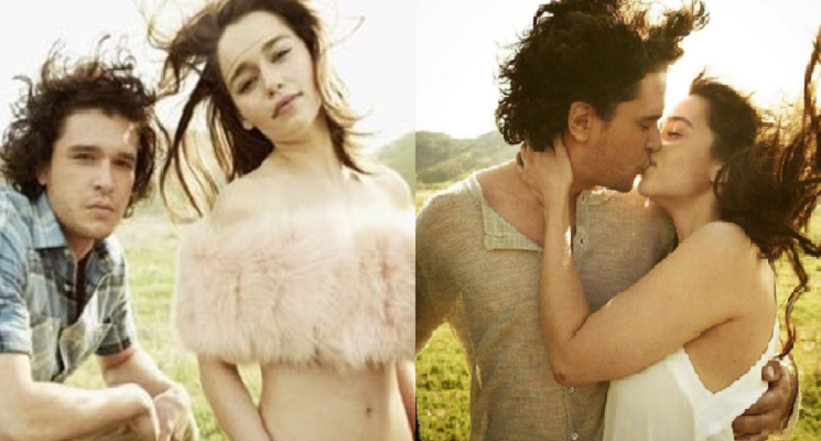 These pictures of Jon-Daenerys kissing will make you want the show to end that way.