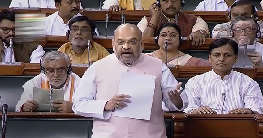 Amit Shah finally states the move to take off section 370.